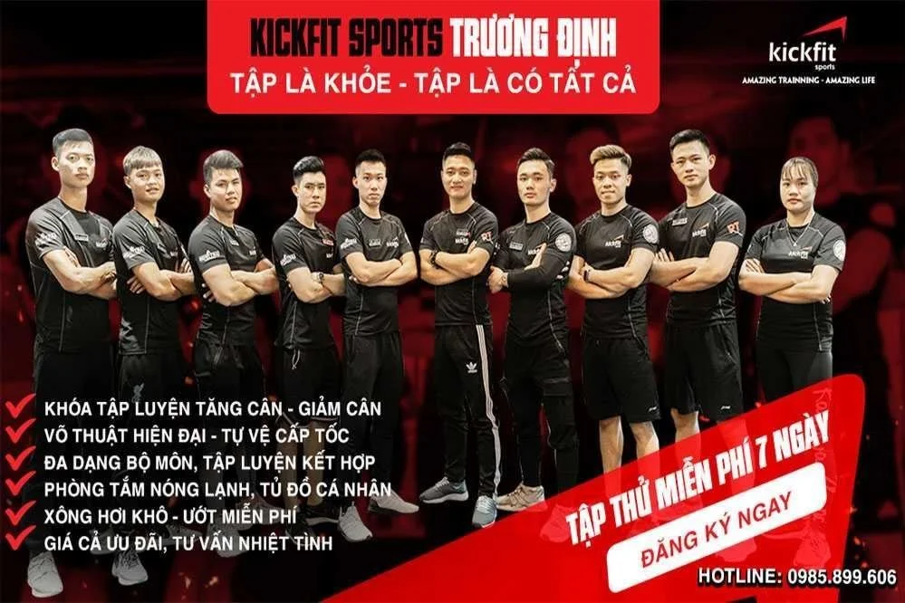 Kickfit Sports Trương Định “Tập là khoẻ – Tập là có tất cả”