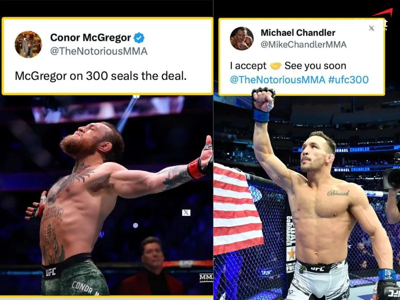 Conor McGregor và Michael Chandler tiết lộ có thể sẽ đối đầu tại UFC 300