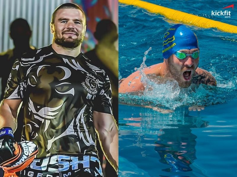 Anatoly Malykhin chọn bơi lội để cải thiện sức bền