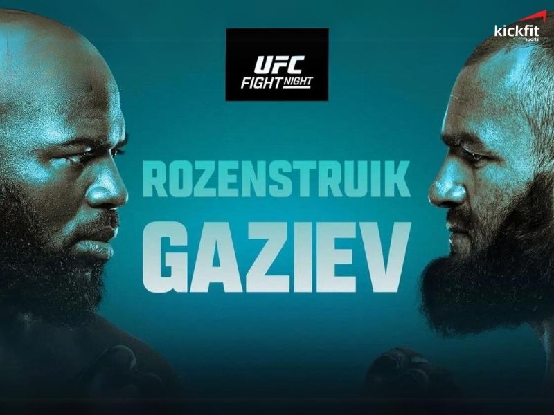Cập nhật trực tiếp kết quả UFC Fight Night 238: Rozenstruik vs Gaziev 