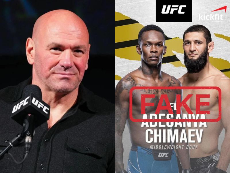 Dana White bác bỏ tin đồn về trận đấu giữa Israel Adesanya vs Khamzat Chimaev tại UFC Ả Rập Saudi