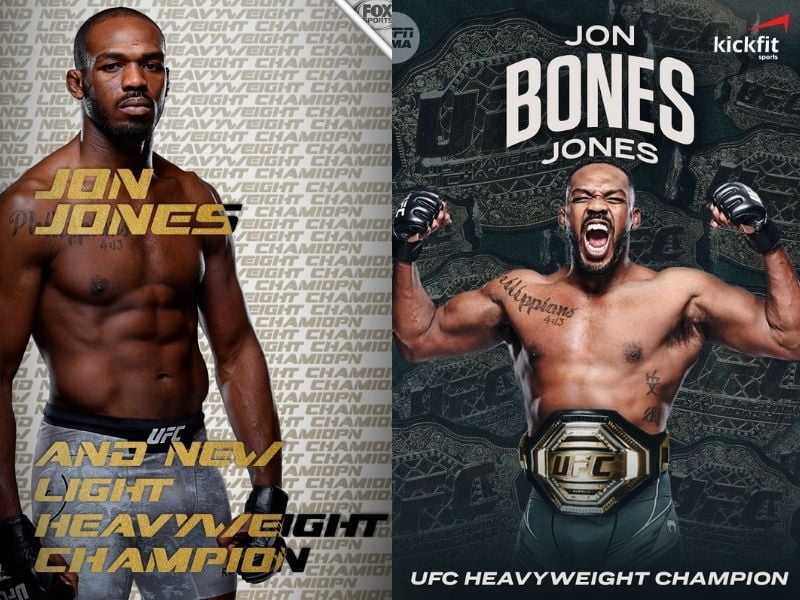 Jon Jones – Nhà vô địch kép hạng dưới nặng và hạng nặng UFC