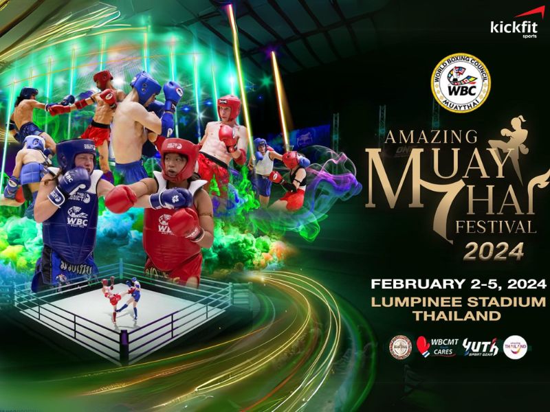 Lễ hội MuayThai sẽ được tổ chức tại nhà thi đấu Lumpinee từ ngày 2 đến 5 tháng 2 năm 2024