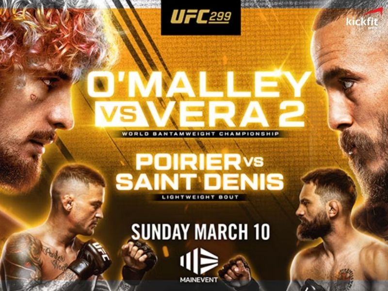 Tháng 3 này tại UFC 299, Sean O'Malley và Marlon Vera sẽ tranh đai UFC hạng gà