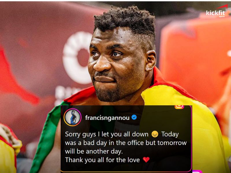 Francis Ngannou xin lỗi fan vì thua quá chớp nhoáng trước Anthony Joshua