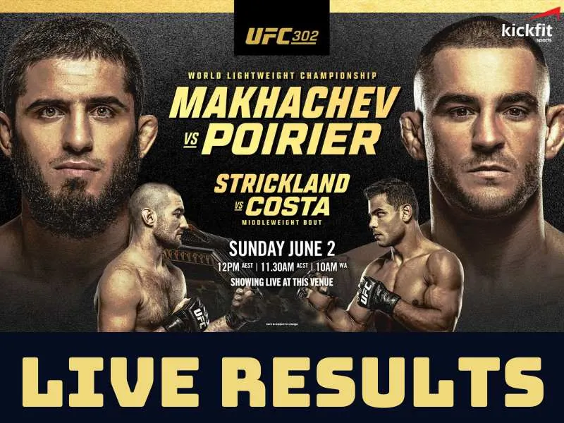 Kết quả UFC 302: Islam Makhachev vs Dustin Poirier 