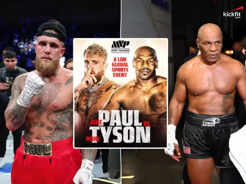 Luật trận đấu giữa Mike Tyson vs Jake Paul được công bố