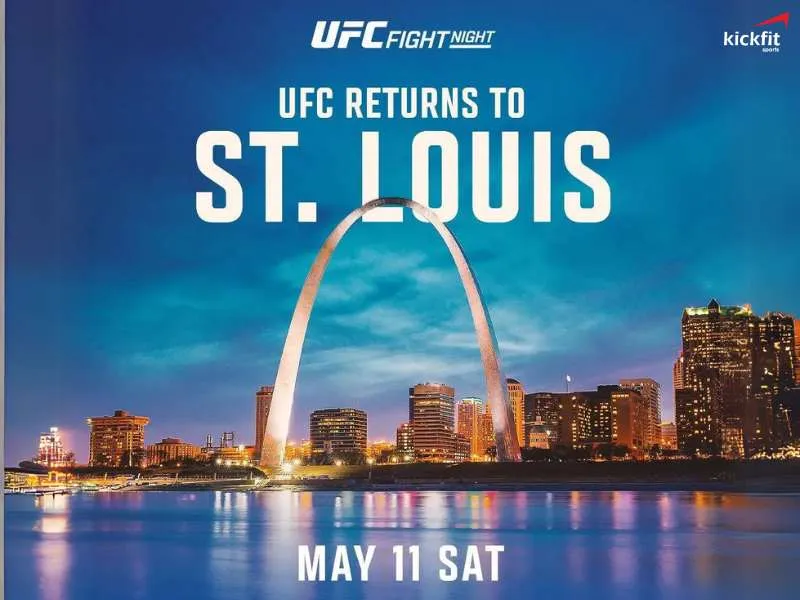 UFC trở lại St. Louis với sự kiện UFC Fight Night vào ngày 11 tháng 5