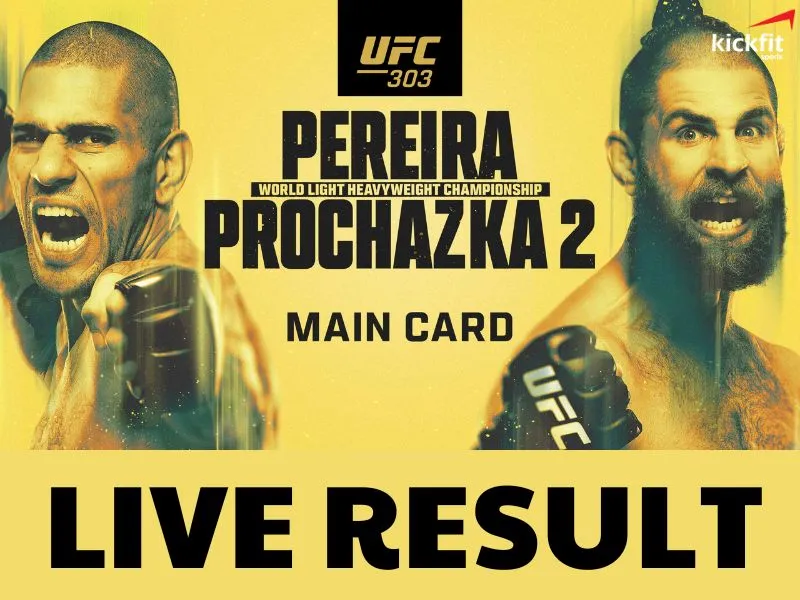 Cập nhật trực tiếp kết quả UFC 303: Pereira vs Prochazka 2