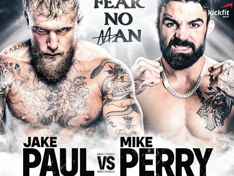 Mike Perry thay thế Tyson Fury thượng đài với Jake Paul vào tháng 7