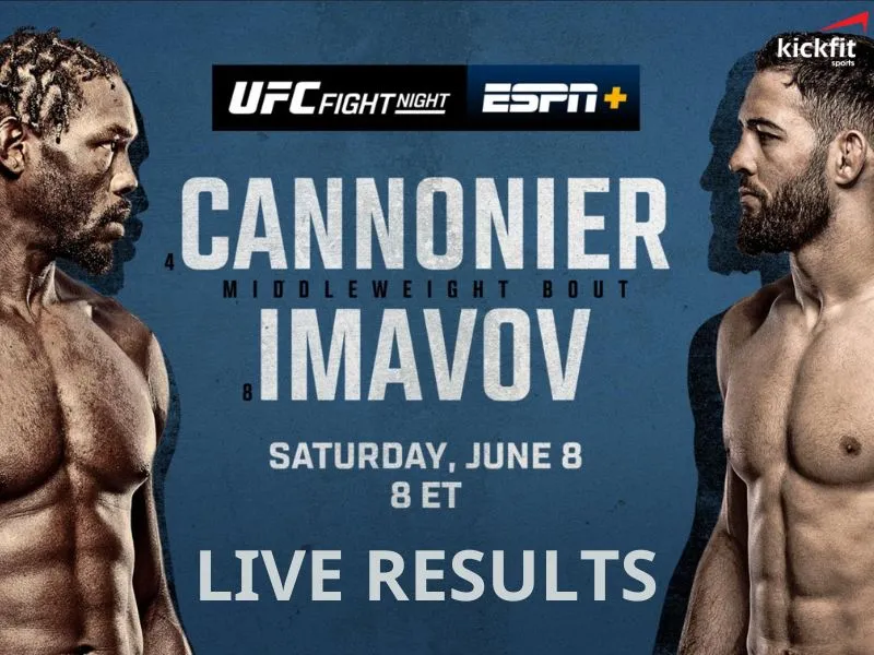 Tổng hợp kết quả UFC Fight Night: Cannonier vs Imavov