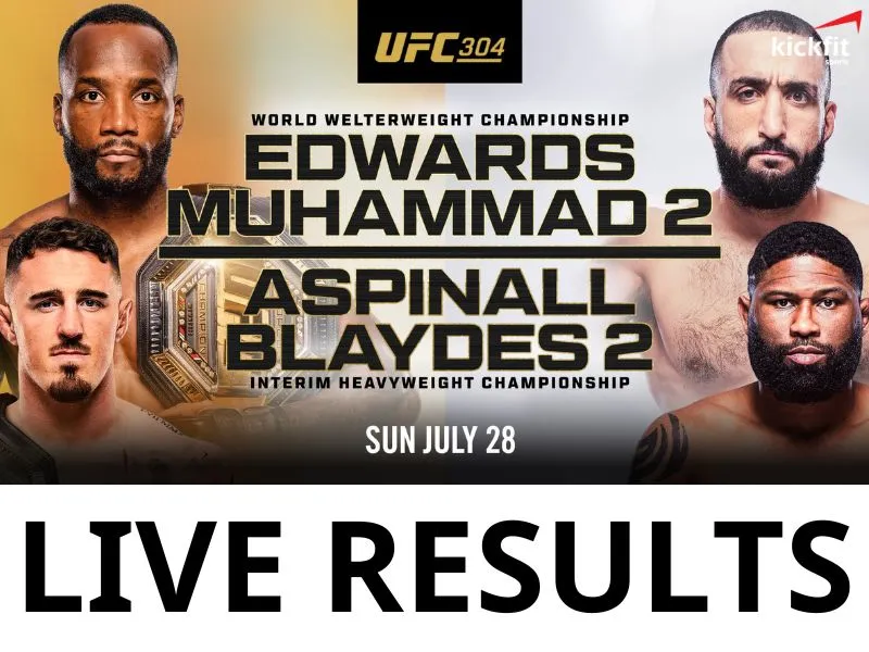 Cập nhật trực tiếp kết quả UFC 304: Edwards vs Muhammad 2