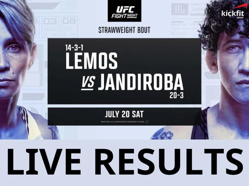 Cập nhật trực tiếp kết quả UFC Vegas 94: Lemos vs Jandiroba