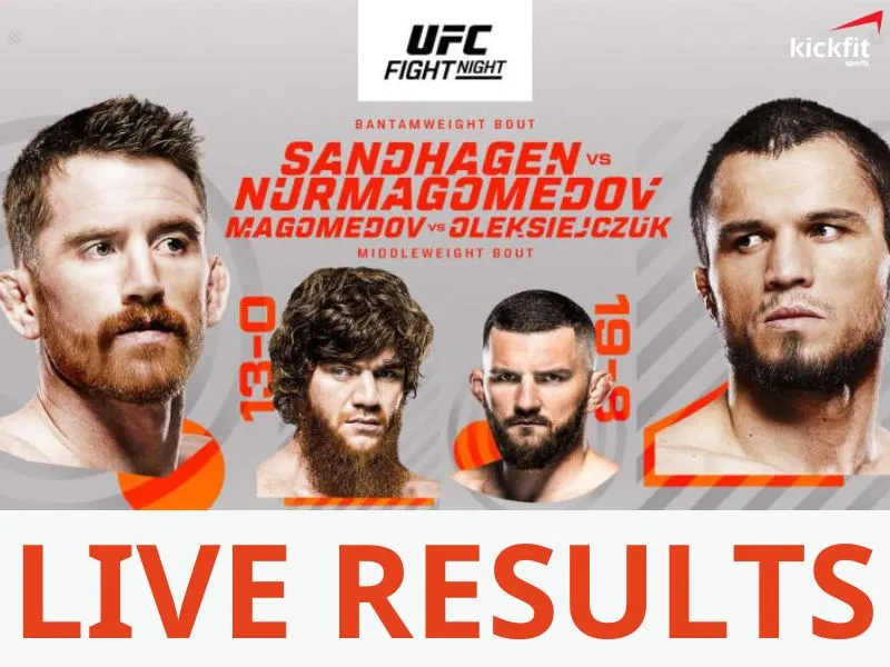 Cập nhật trực tiếp kết quả UFC ABC 7: Sandhagen vs Nurmagomedov