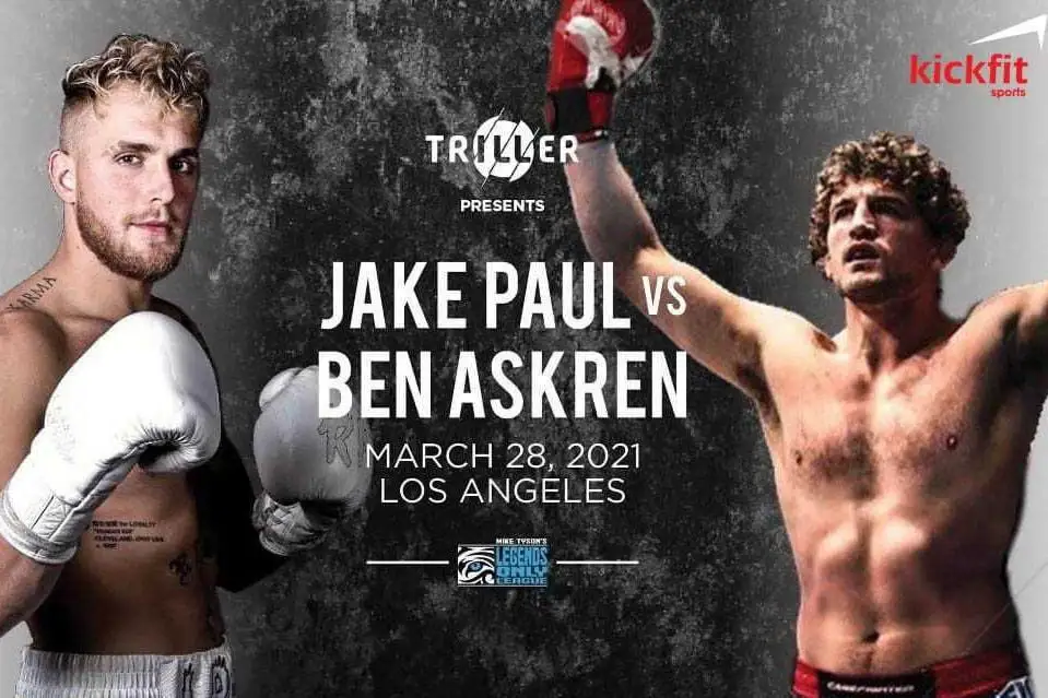 Trận tranh đai của Jake Paul vs Ben Askren diễn ra vào ngày 17 tháng 4