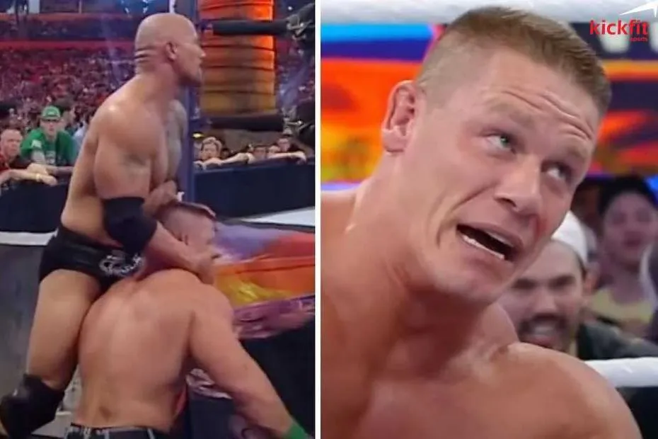 Cảm xúc thật của ngôi sao John Cena khi thua The Rock năm 2012
