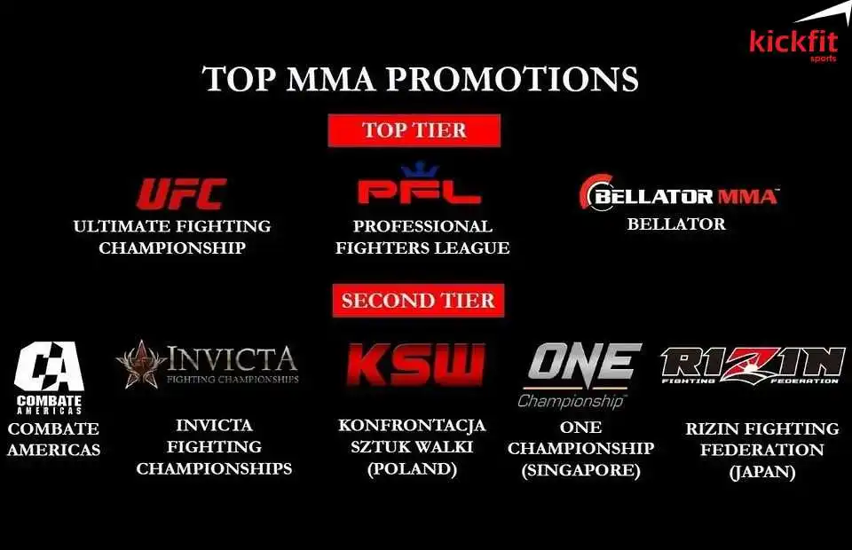 Danh sách các giải đấu MMA