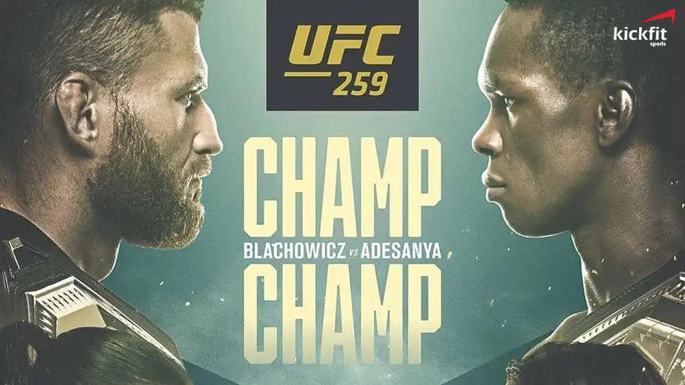 UFC 259 Jan Blachowicz vs Israel Adesanya