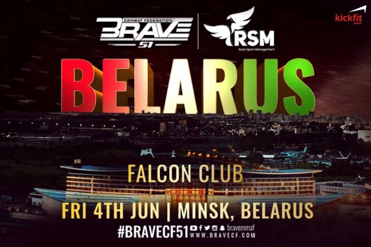 BRAVE CF 51 được tổ chức vào ngày 4 tháng 6, đánh dấu sự ra mắt của chương trình quảng bá tại Belarus