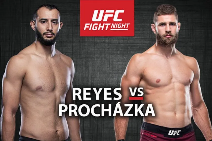 Trực tiếp UFC Fight Night với trận đấu chính Dominick Reyes vs Jiri Prochazka