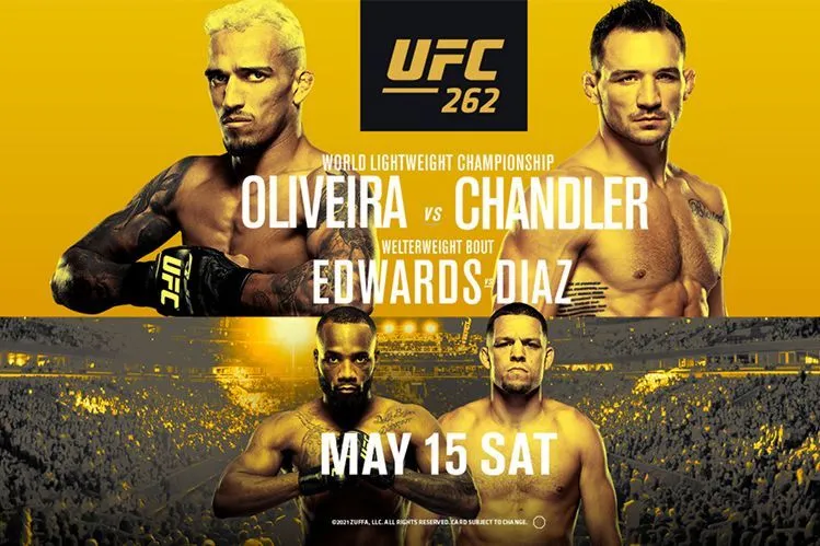 Trực tiếp UFC 262: Trận đấu giữa Charles Oliveira vs Michael Chandler