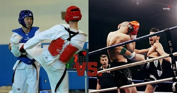 so-sanh-su-khac-nhau-giua-taekwondo-va-kickboxing