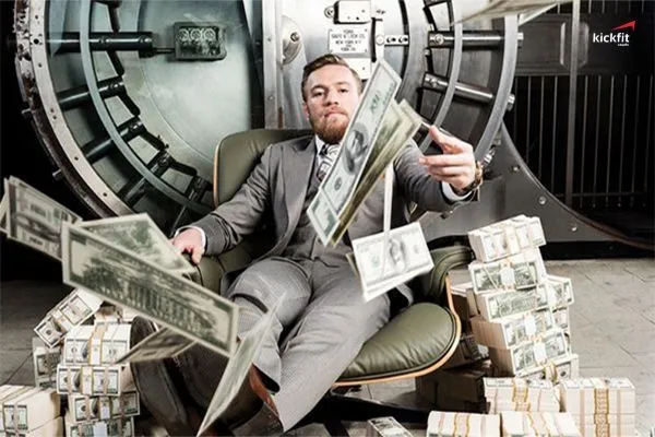 Khối tài sản của Conor McGregor lên đến hàng trăm triệu đô khi trở thành võ sĩ UFC