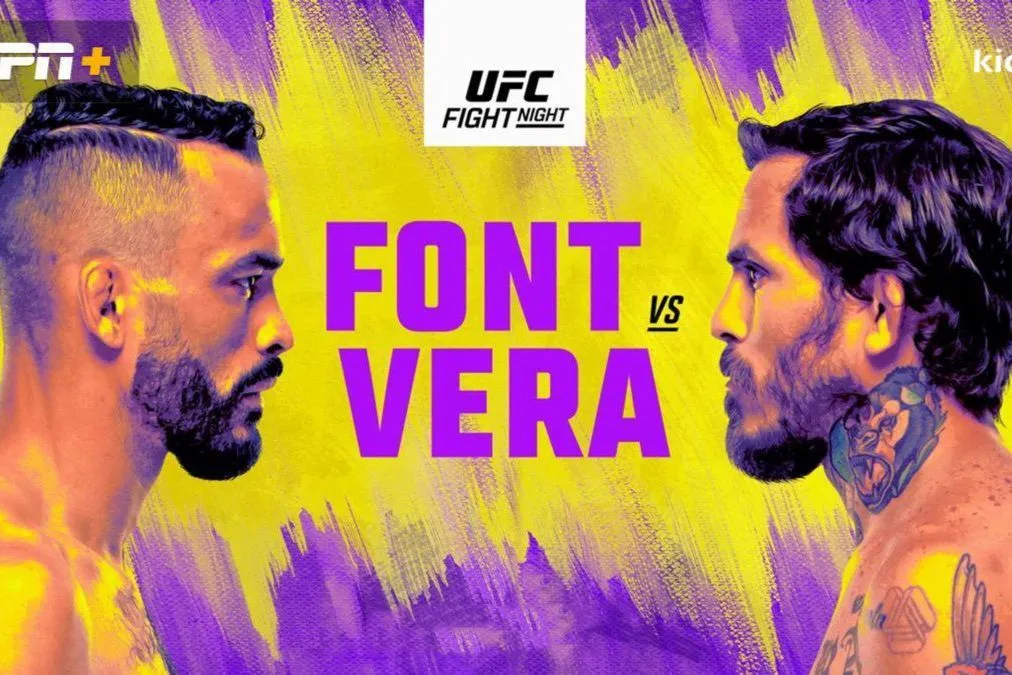 Thẻ đấu UFC Vegas 53: Rob Font với Marlon Vera
