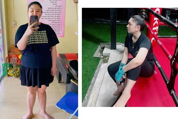 Câu chuyện giảm cân: Hành trình giảm cân 34kg của bà mẹ bỉm sữa nhờ tập boxing và HIIT