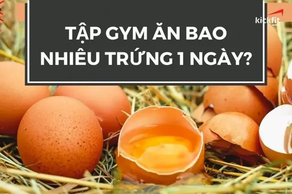Tập gym ăn bao nhiêu trứng 1 ngày để nhanh tăng cơ bắp?