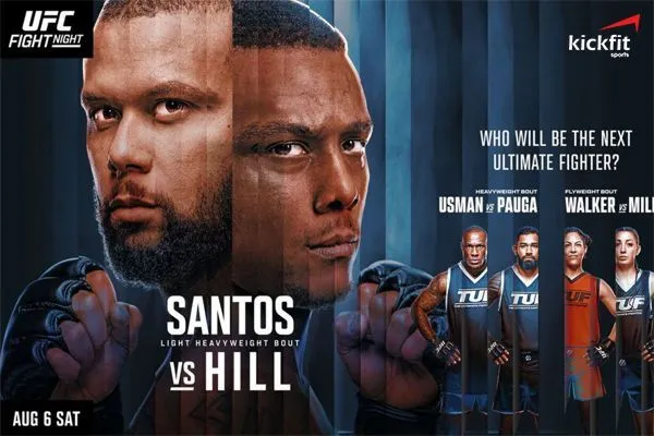 UFC Fight Night: Trận đấu giữa Thiago Santos với Jamahal Hill