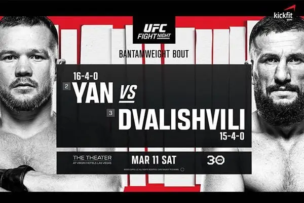 Trực tiếp UFC Fight Night 221: Petr Yan đối đầu Merab Dvalishvili