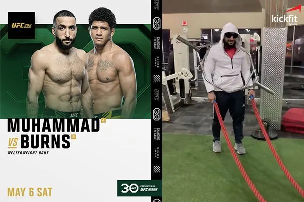Belal Muhammad phải ép cân cấp tốc trong 11 ngày trước trận đấu tại UFC 288