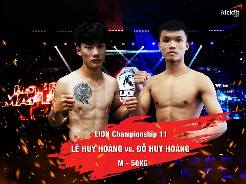 LION Championship 11: Cuộc chiến “Huy Hoàng” ở hạng cân 56kg