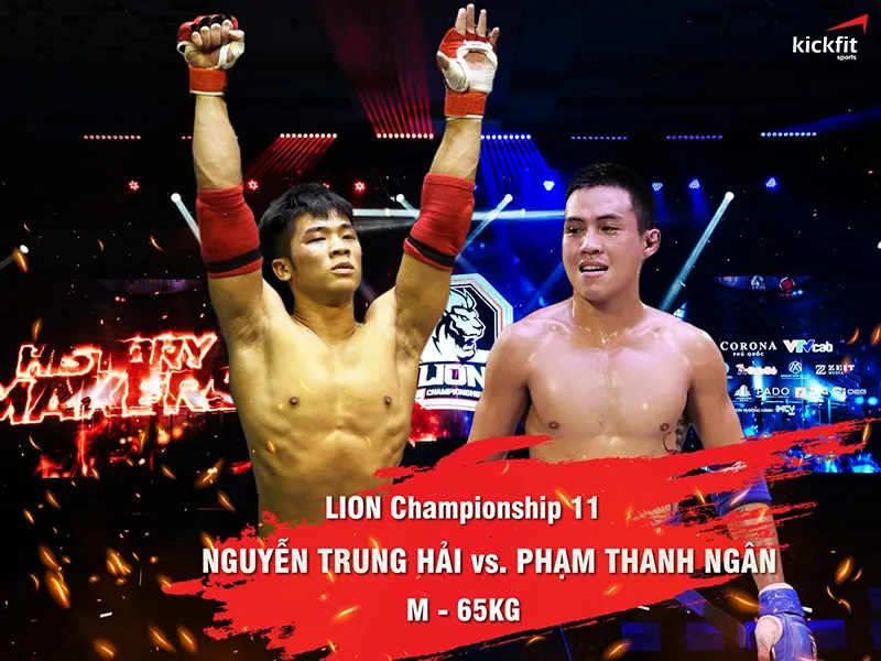 Cuộc chiến tranh giành vị trí trên BXH hạng cân 65 kg tại LION Championship 11