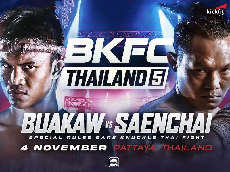 Hai thánh Muay Buakaw và Saenchai đối đầu tại BKFC Thailand 5 vào thứ 7 tuần này