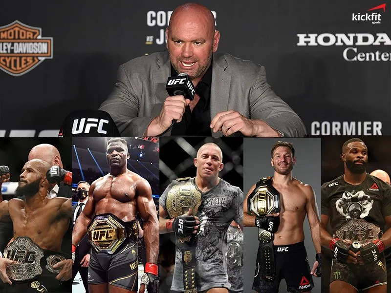 TOP 5 nhà vô địch UFC bị chủ tịch Dana White ghét nhất