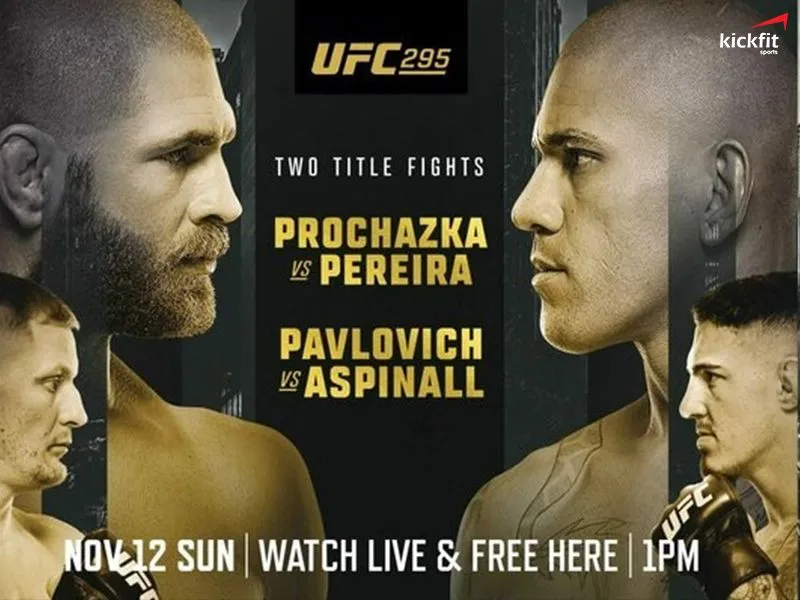 Trực tiếp kết quả UFC 295: Prochazka vs. Pereira
