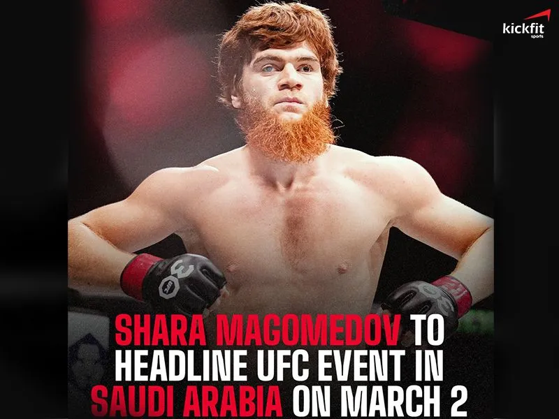 Gần đây có tin đồn Shara Magomedov sẽ dẫn đầu UFC Ả Rập Xê Út?