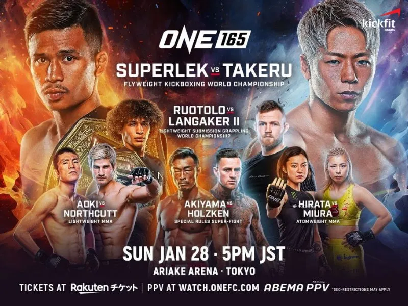 Dự đoán kết quả ONE 165: Superlek vs Takeru