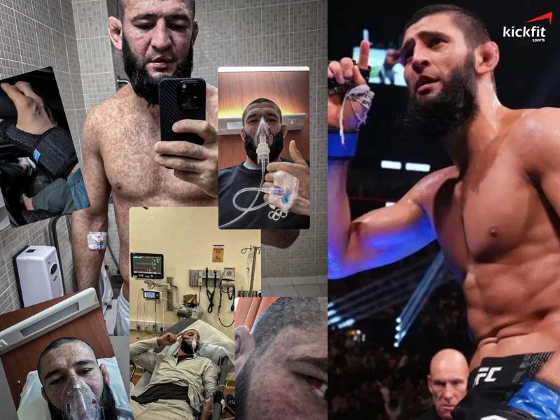 Khamzat Chimaev tiết lộ tình trạng sức khỏe sau UFC 294