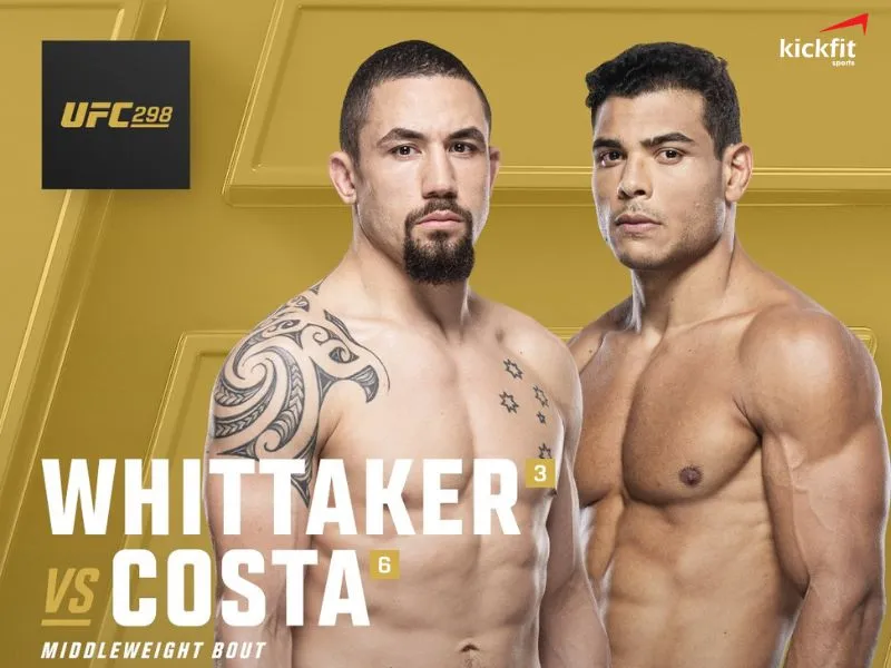 Paulo Costa và Robert Whittaker tái đấu tại UFC 298