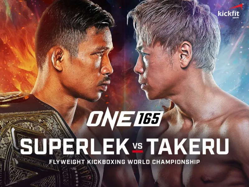 Superlek sẽ bảo vệ chức vô địch Kickboxing thế giới ONE hạng Flyweight trước Takeru tại ONE 165