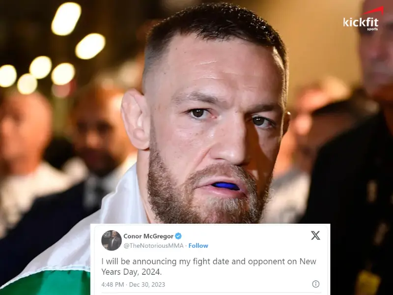 Tin tức MMA 30/12: Conor McGregor sẽ có thông báo vào ngày đầu năm mới 