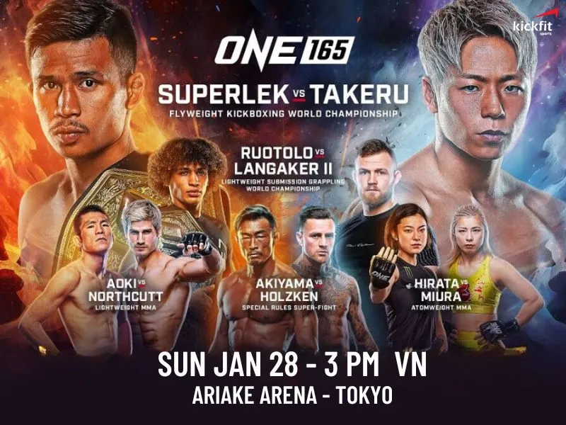 Xem trực tiếp ONE 165: Superlek vs Takeru