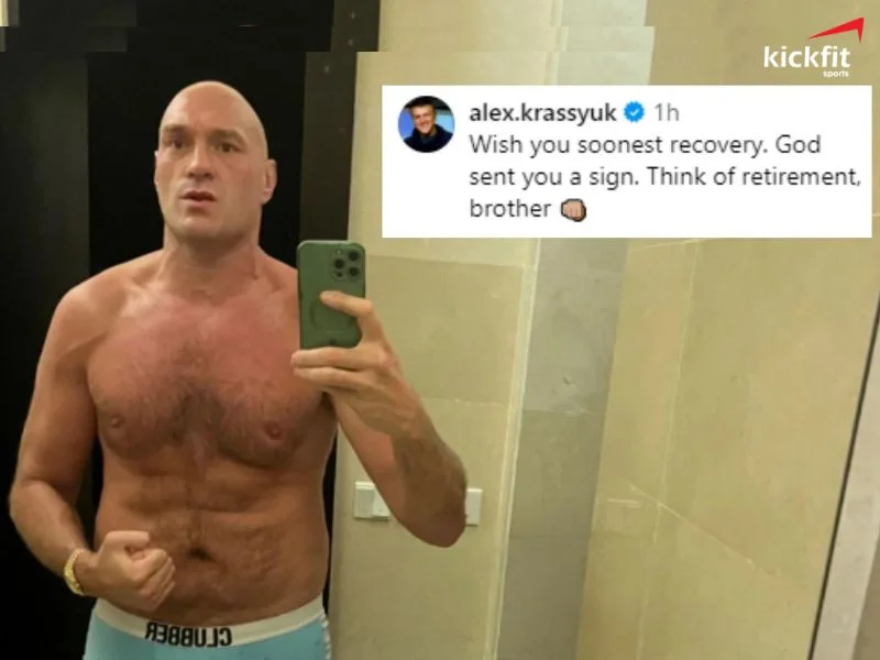 Người quản lý của Oleksandr Usyk, Alexander Krassyuk khuyên Tyson Fury nghỉ hưu