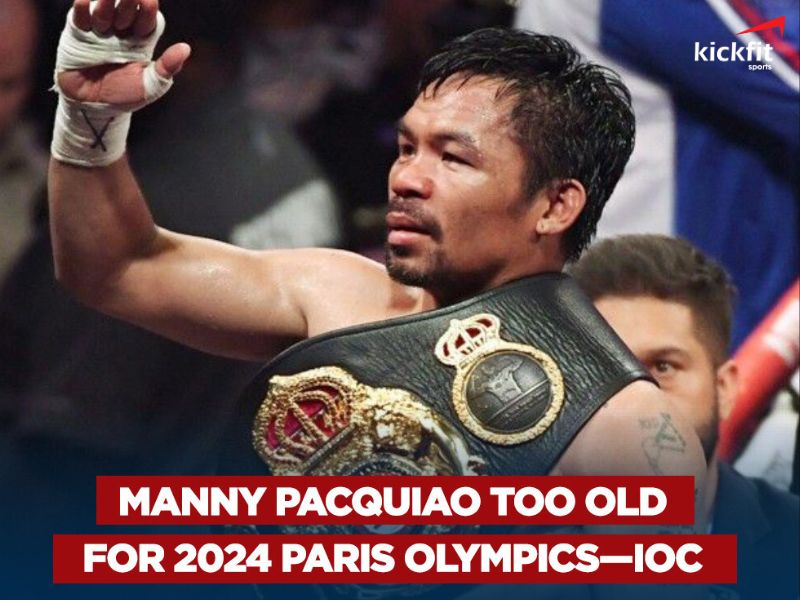 Ủy ban Olympic từ chối yêu cầu thi đấu của Manny Pacquiao