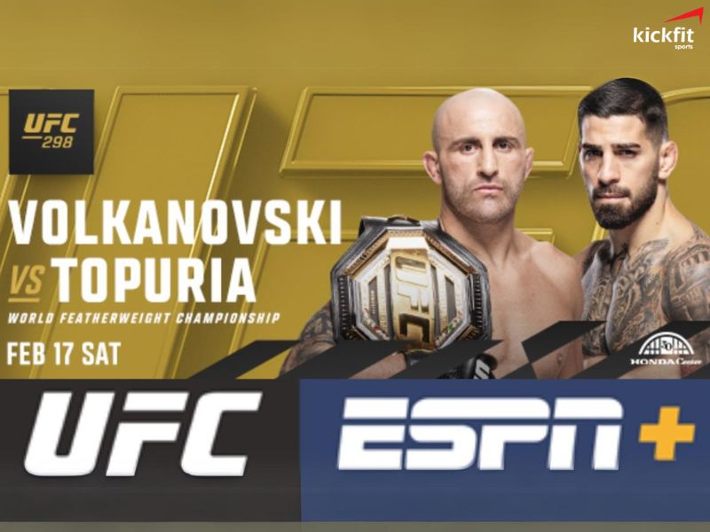 Xem trực tiếp UFC 298: Volkanovski vs Topuria