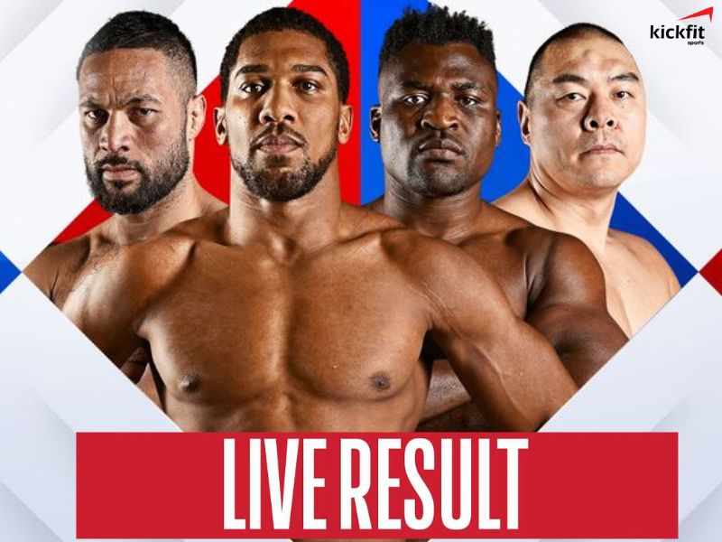 Kết quả trận Boxing: Francis Ngannou vs Anthony Joshua