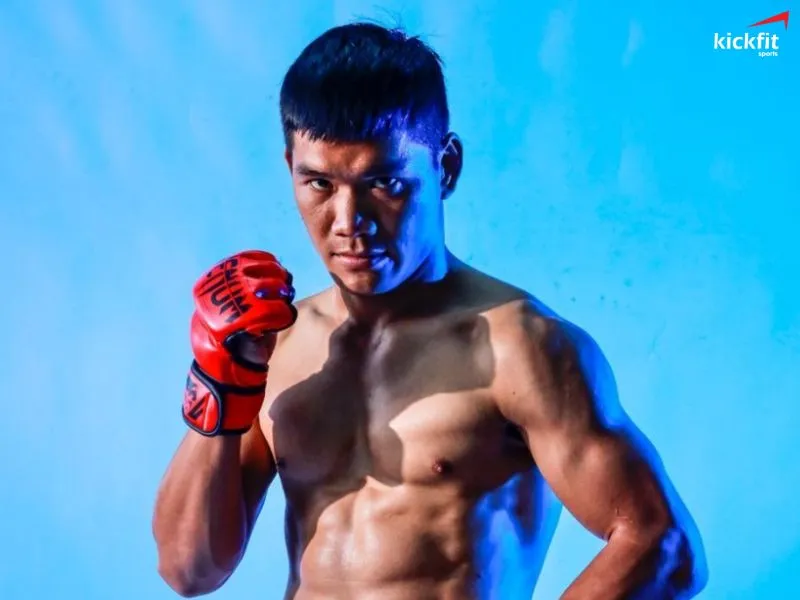 Võ sĩ Trần Quốc Tuấn chuẩn bị thi đấu tại ONE Championship